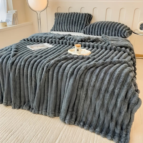 UltraSoft Luxury Rabbit Fur Blanket for Every Occasion